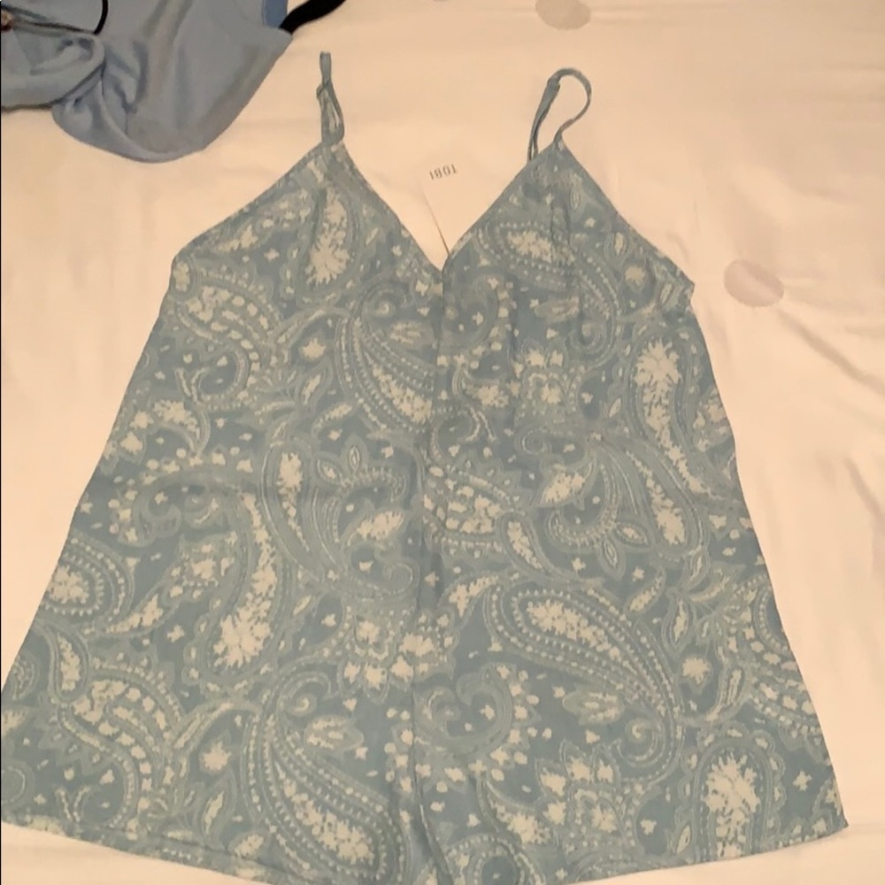 blue romper